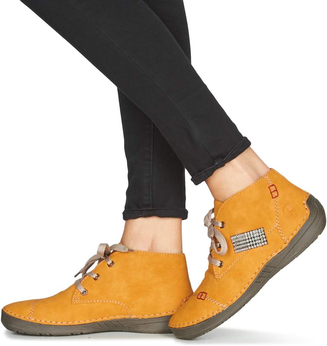 image:imageRieker Femme Chaussures Lacets 52543 Dame Chaussures ConfortablesJaune 69