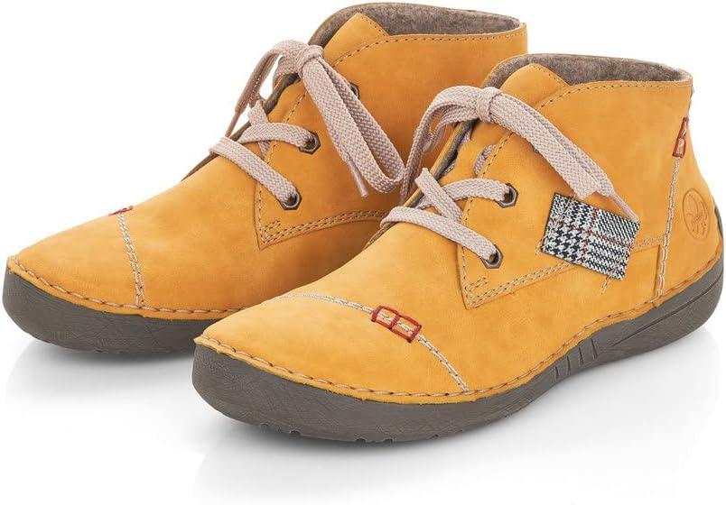 image:imageRieker Femme Chaussures Lacets 52543 Dame Chaussures ConfortablesJaune 69