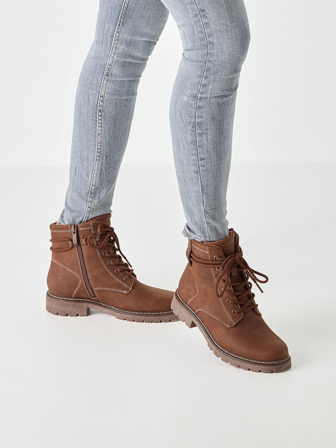 image:imageTamaris Femme Damen Lace Boot Flat 12526245 BottineMuscat