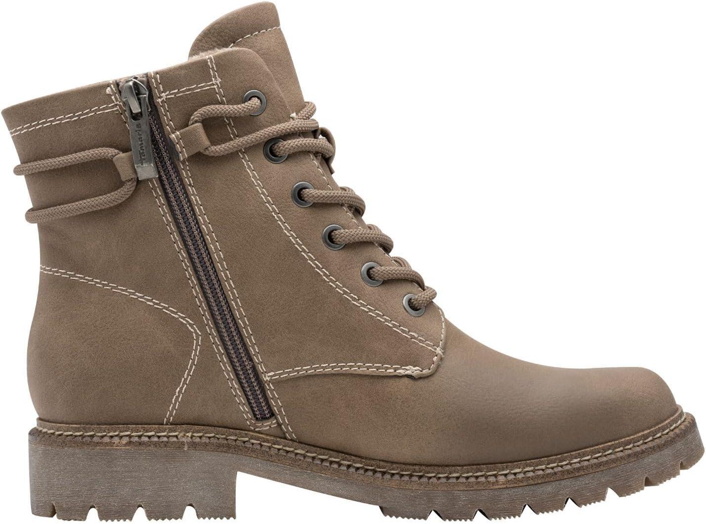 image:imageTamaris Femme Damen Lace Boot Flat 12526245 BottineTaupe