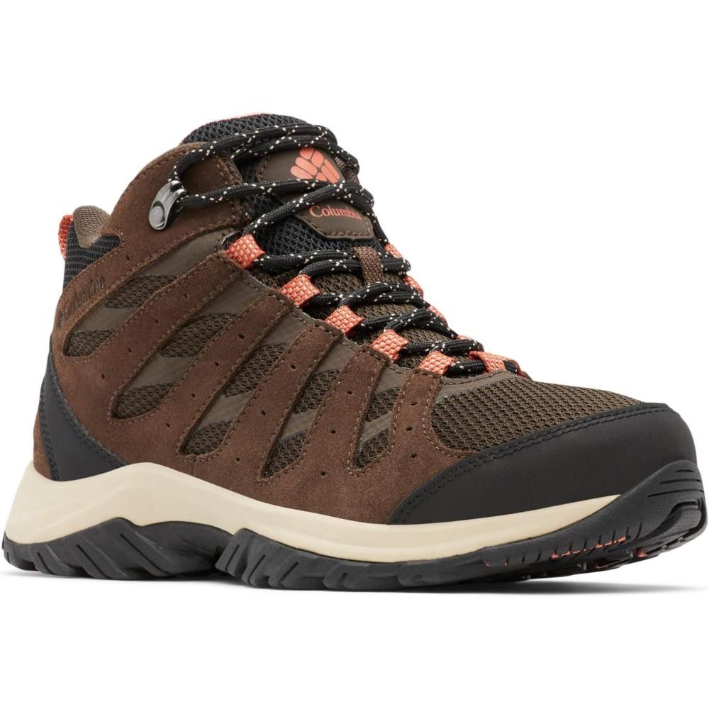 image:imageColumbia Redmond 3 Mid Wp Chaussures Montantes De Randonne Et TrekkingFemmeCordovan Dark Coral 2024