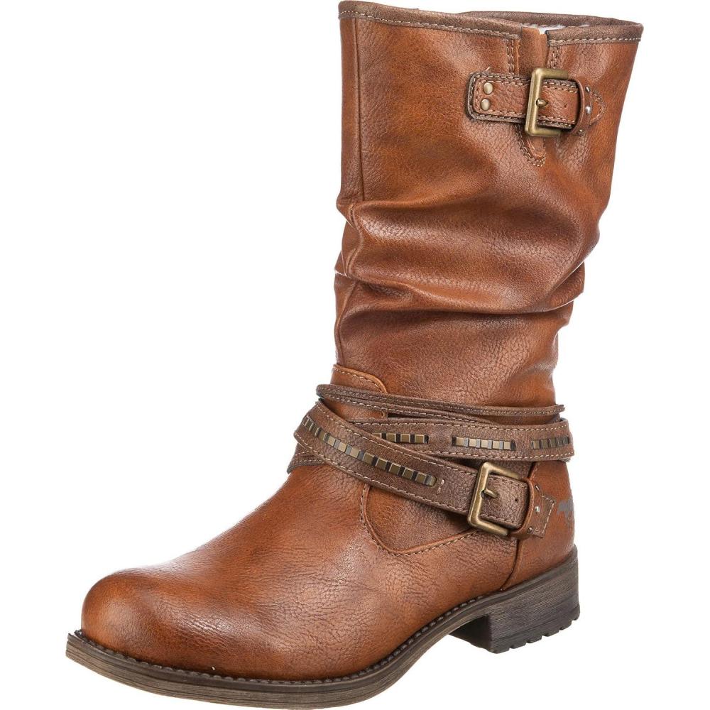 image:imageMustang 1139624 Bottes hautes FemmeCognac 307