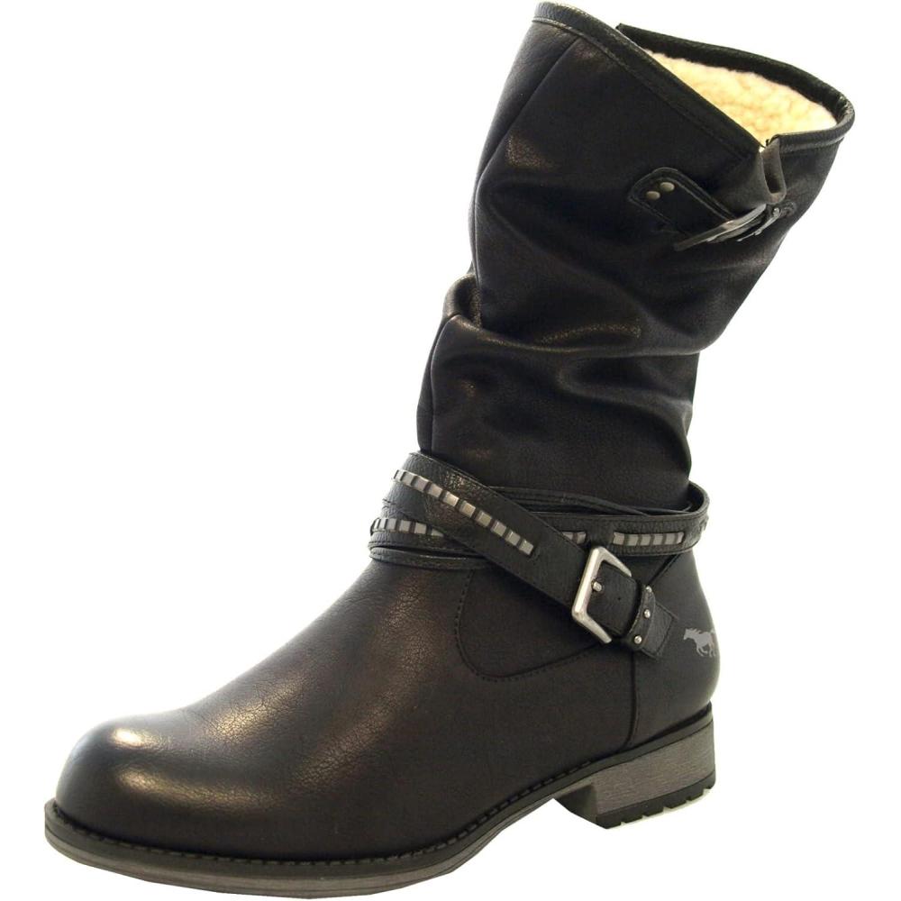 image:imageMustang 1139624 Bottes hautes FemmeNoir
