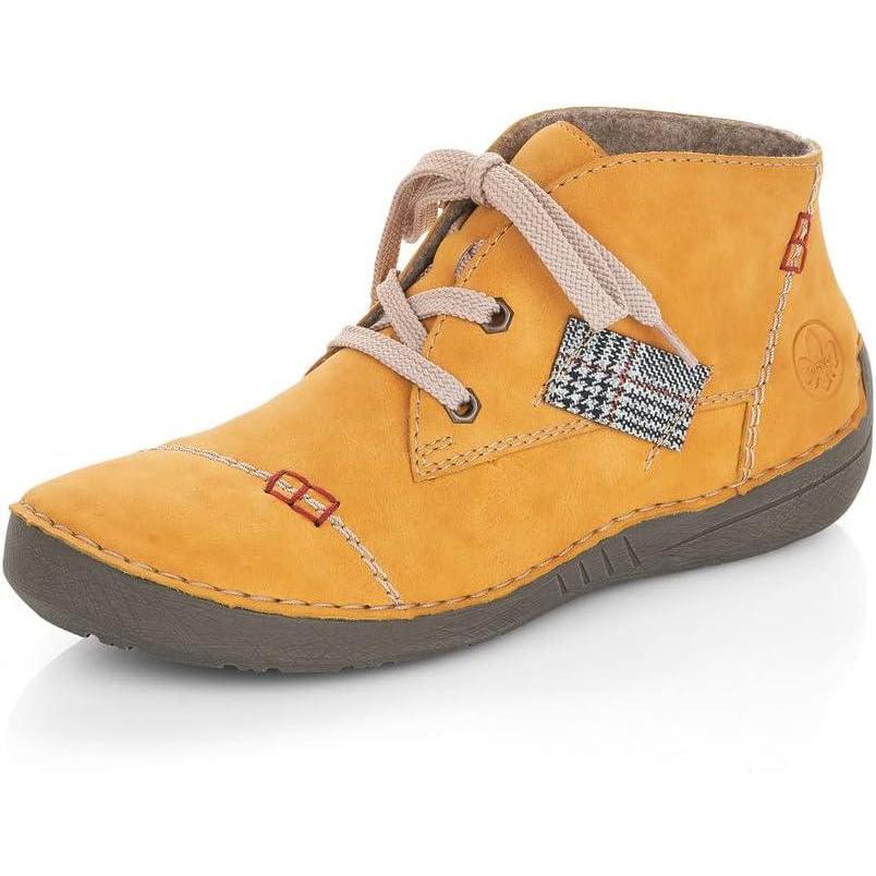 image:imageRieker Femme Chaussures Lacets 52543 Dame Chaussures ConfortablesJaune 69