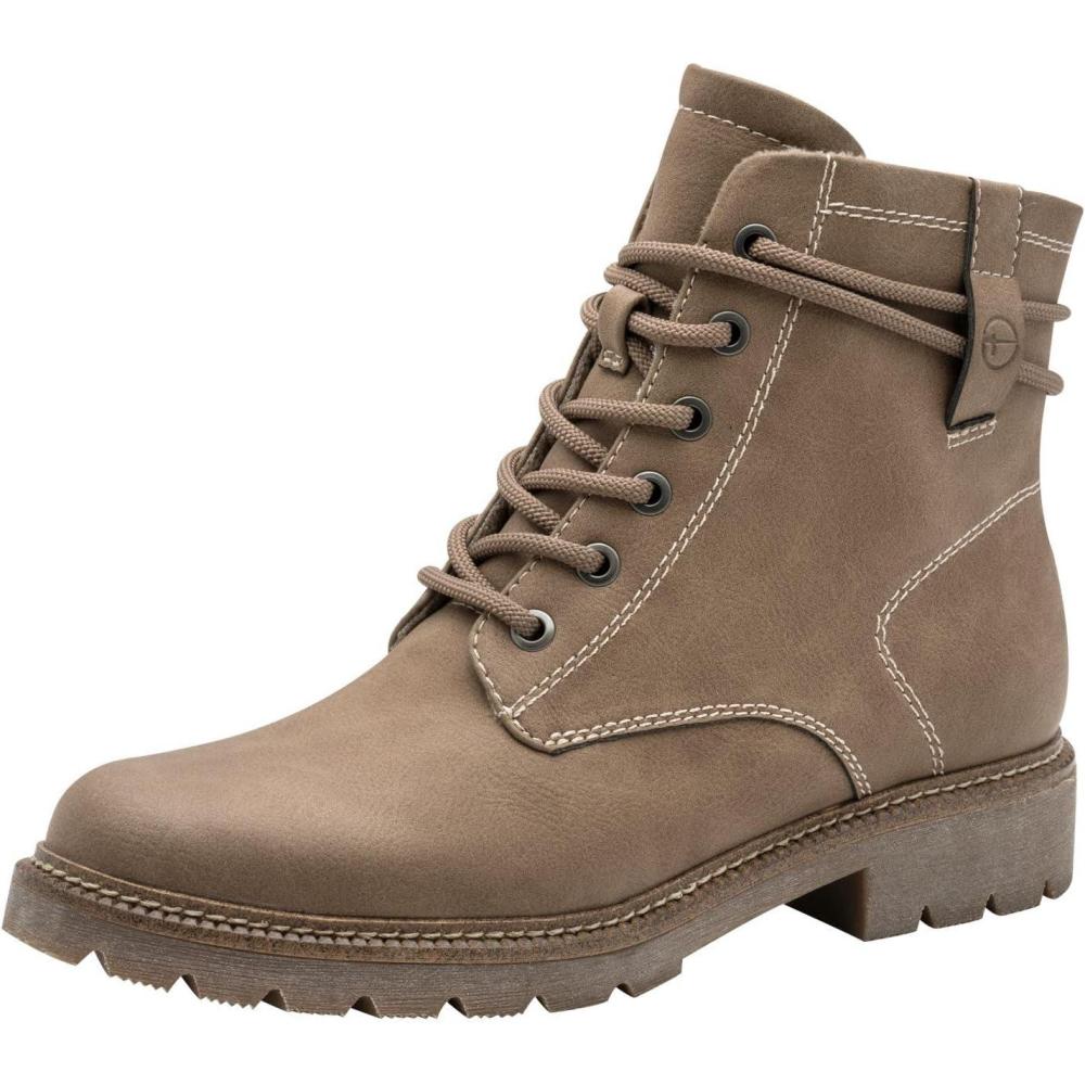 image:imageTamaris Femme Damen Lace Boot Flat 12526245 BottineTaupe
