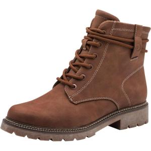 Tamaris Femme Damen Lace Boot Flat 1-25262-45 Bottine(Muscat)