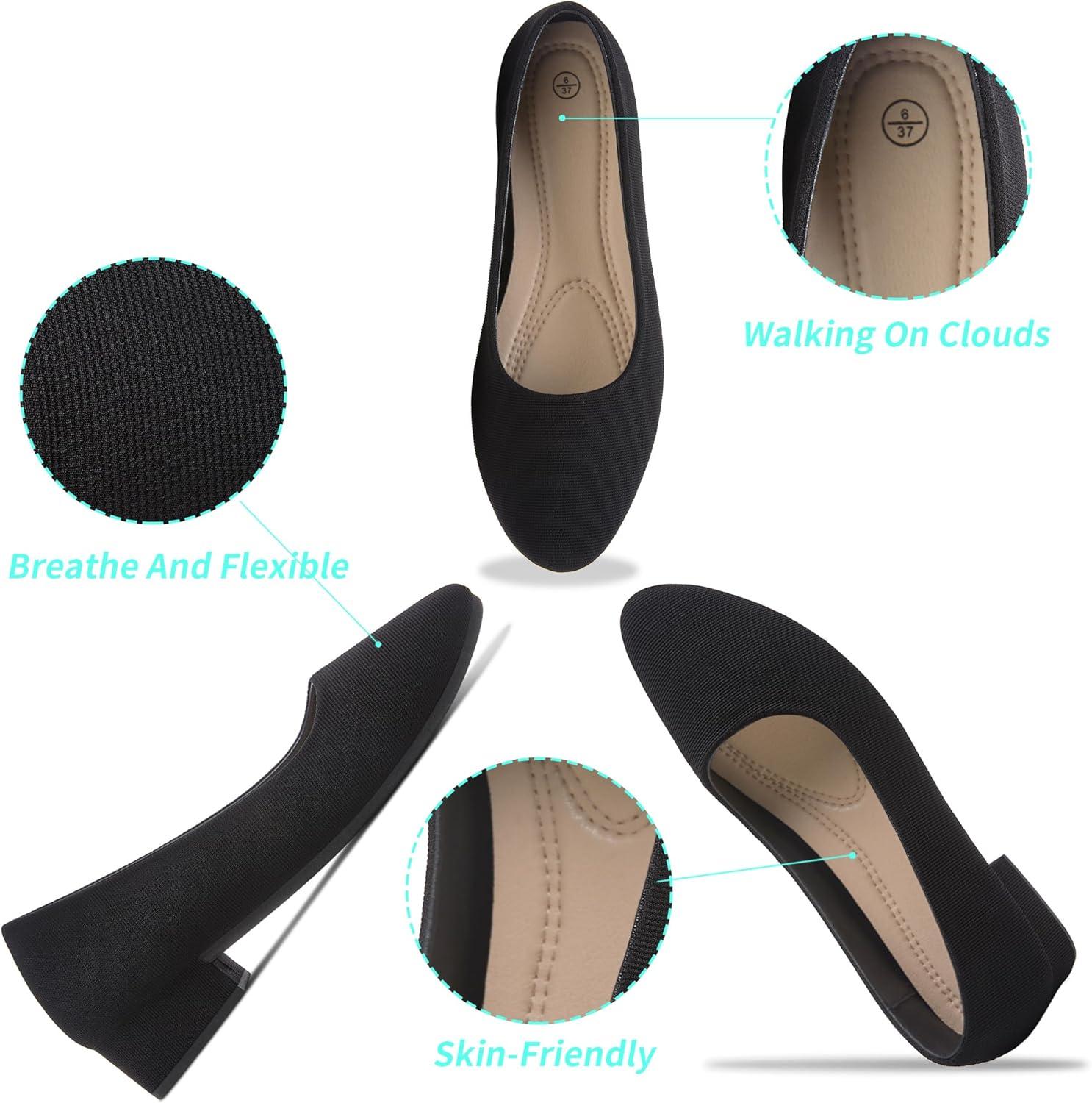image:imageALTOCIS Escarpins talons pais pour femme lgants Bout rond Plateforme basse Chaussures de bureauBalck