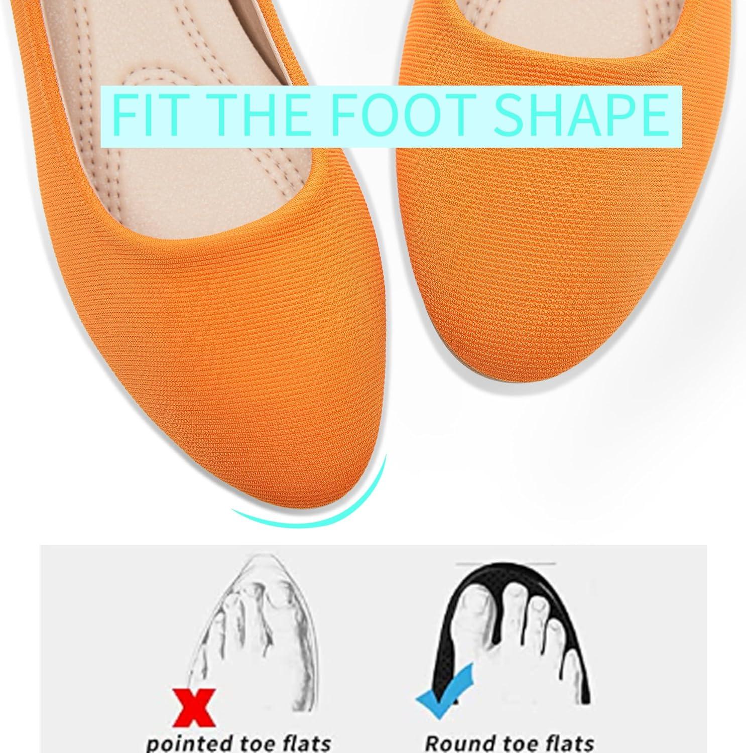 image:imageALTOCIS Escarpins talons pais pour femme lgants Bout rond Plateforme basse Chaussures de bureauOrange