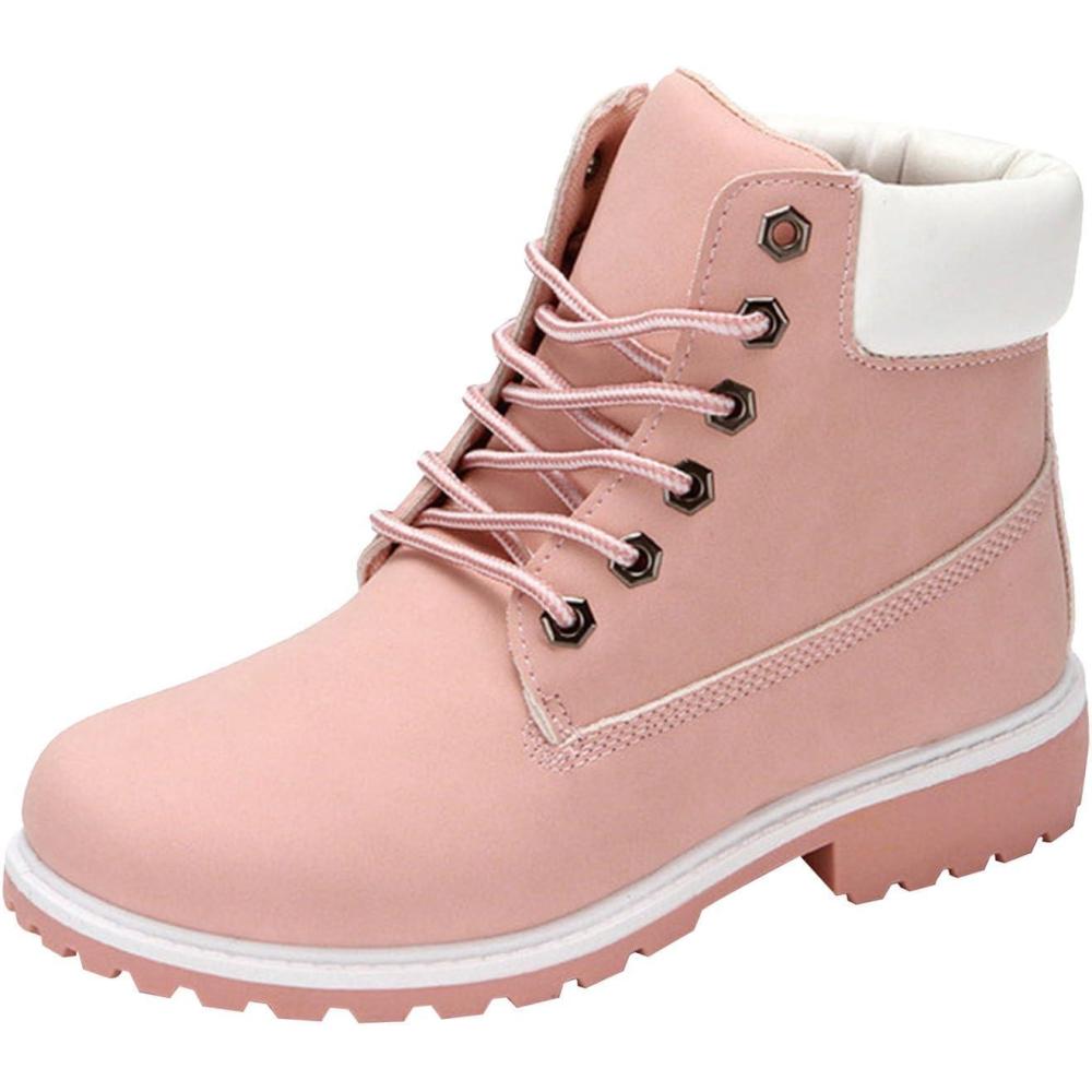 image:imageGenerico Bottes dhiver pour femme basse bottines femme automne confortable lgantes bottes dcontractes Bottines souples noires pour femme talons bas bottes Texani femmeRose