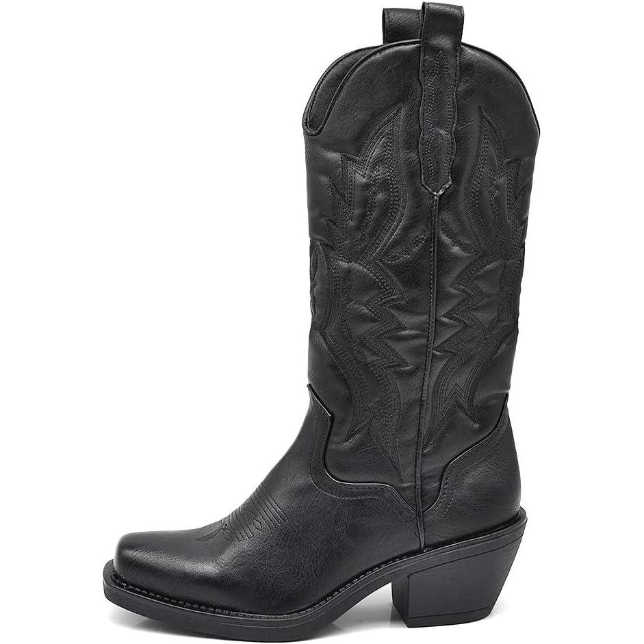 image:imageTexani DT16 Cowboy Western Bottes pour femme Blanc 1950 blanc rembourr886 Nero