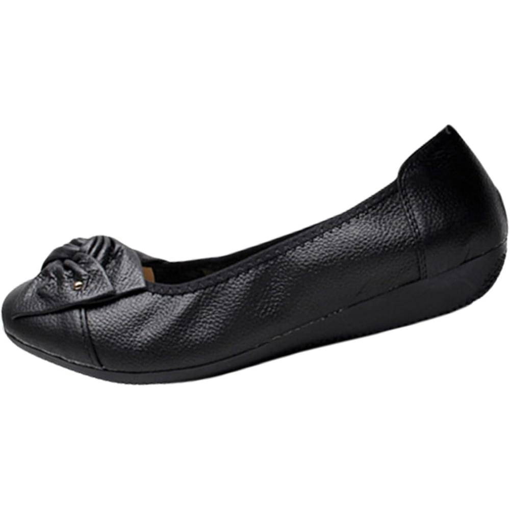 image:imageChaussures Orthopediques Femmes Chaussures de Danse Classiques pour Femmes Plates de Marche Bout Rond Confortable Orthopdique Marche Basquette Respirantes Antidrapantes BasketsLe Noir