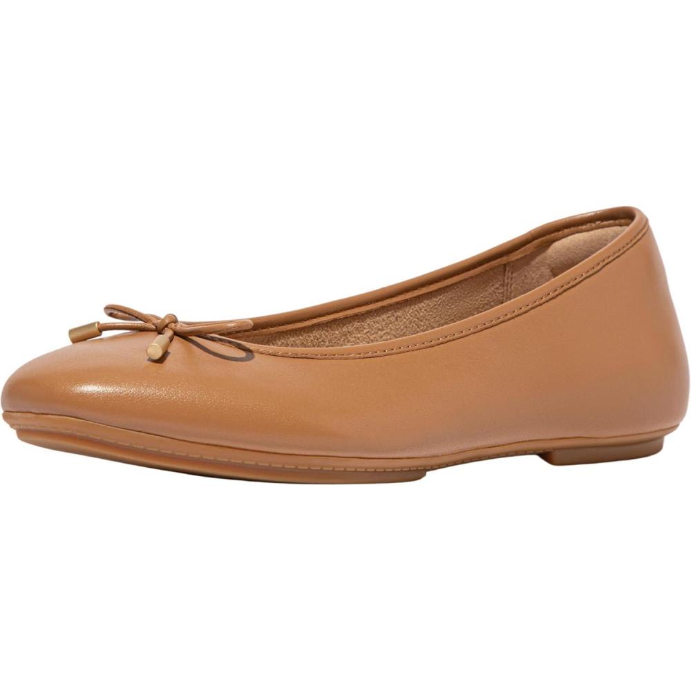 image:imageFitflop Ballerines en Cuir Beige DelicatoBeige Sable