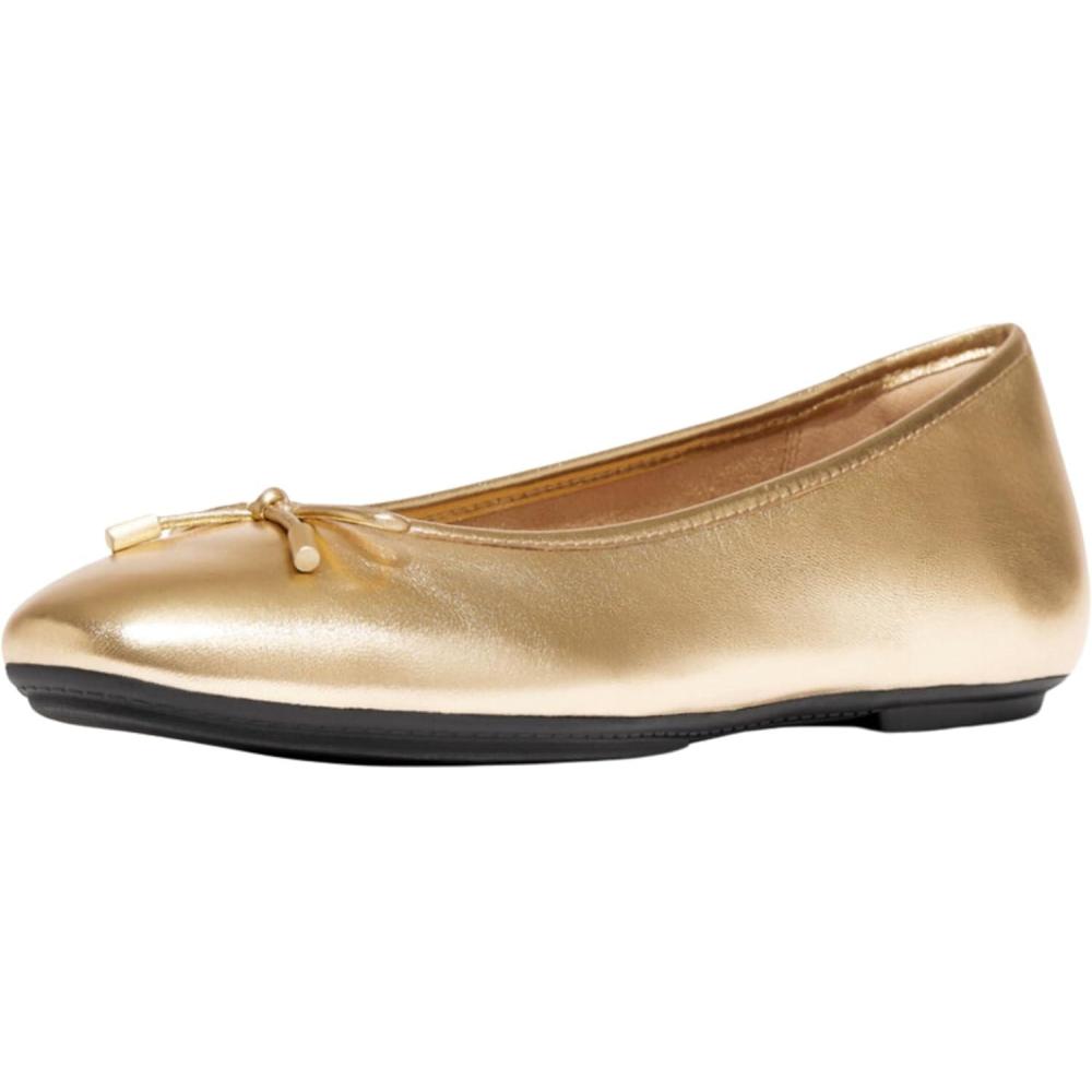 image:imageFitflop Ballerines en Cuir Beige DelicatoOr Vieilli