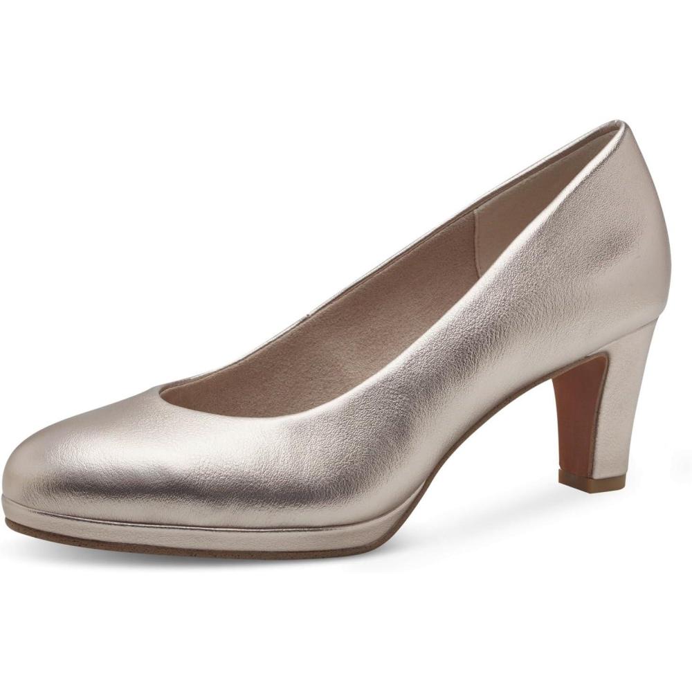 image:imageMARCO TOZZI Escarpins Femme Talon Conique VgansPlatine