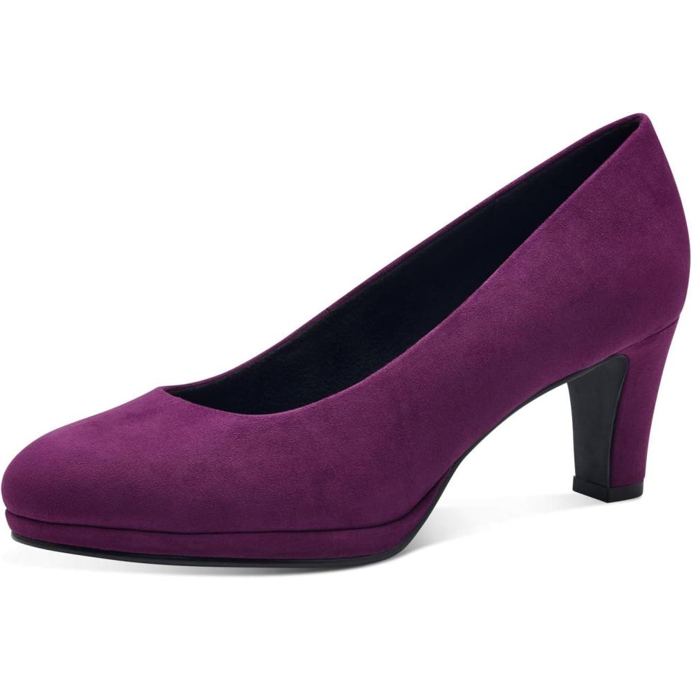 image:imageMARCO TOZZI Escarpins Femme Talon Conique VgansRaisin