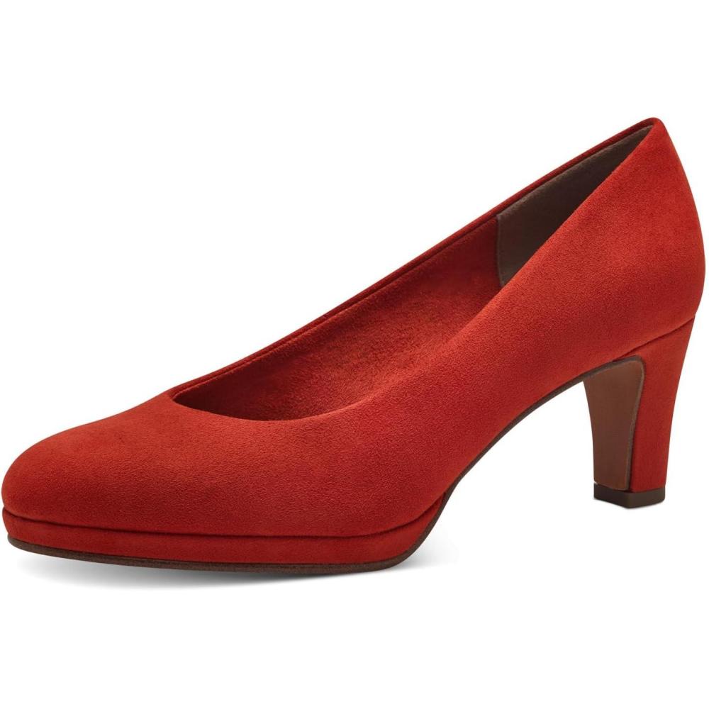 image:imageMARCO TOZZI Escarpins Femme Talon Conique VgansTerracotta