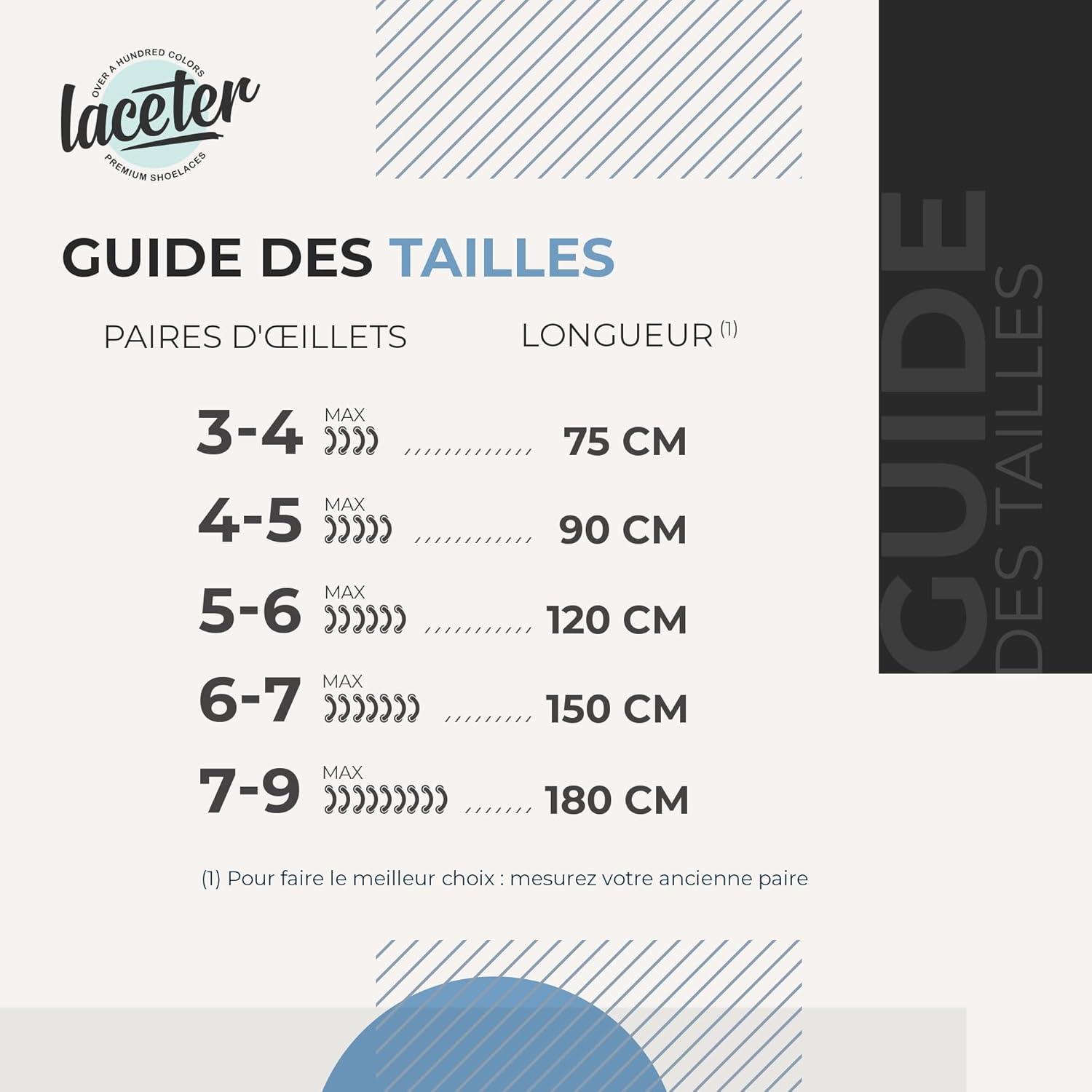 image:imageLaceter 2 Paires de Lacets Plats en Coton 8mm pour Baskets Sneakers Chaussures de Sport ou Ville Confortables Solides Rsistants Pour Homme Femme Enfant2 Paires Creme X 2
