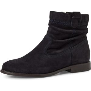Tamaris Femme Damen Boot Flat 1-25305-45 Bottine(Bleu Marine)