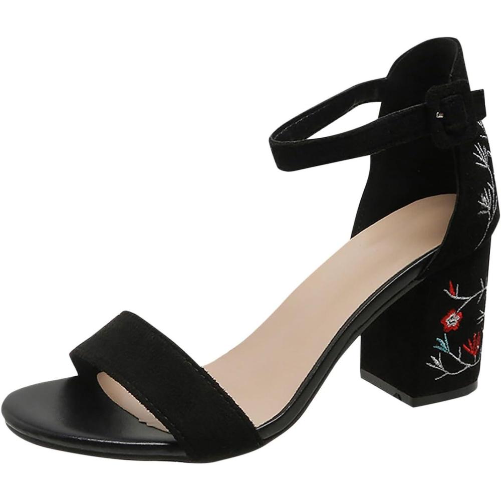 image:imageTalons Femme Compenses Sandales Plateforme Avec Soutien Escarpins Confortable Orthopdique Noir Pour Marche02 Noir