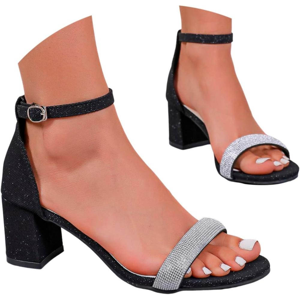 image:imageTalons Femme Compenses Sandales Plateforme Avec Soutien Escarpins Confortable Orthopdique Noir Pour Marche05 Noir