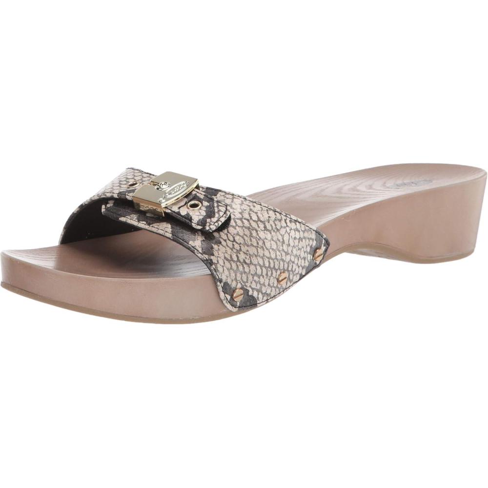 image:imageDr Scholls Classic Sandale glissanteFemmeNoir Blanc