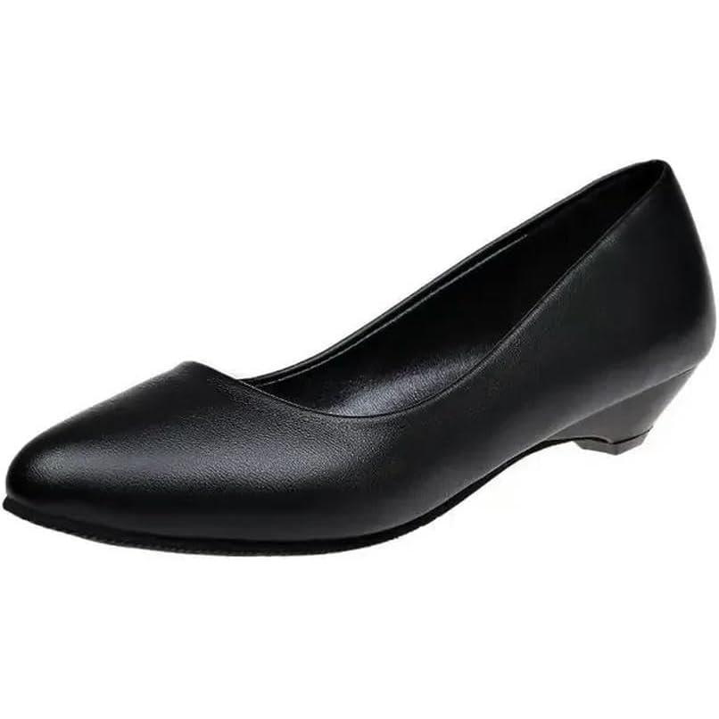 image:imageEscarpins Talons miHauts pour Femmes Chaussures Talons Hauts Classiques Noires Talons pais Chaussures Talons Hauts pour Le Travail Chaussures pour Femmes801 Black