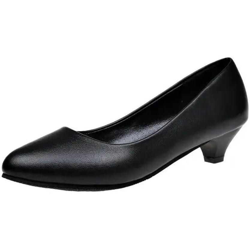 image:imageEscarpins Talons miHauts pour Femmes Chaussures Talons Hauts Classiques Noires Talons pais Chaussures Talons Hauts pour Le Travail Chaussures pour Femmes802 Black