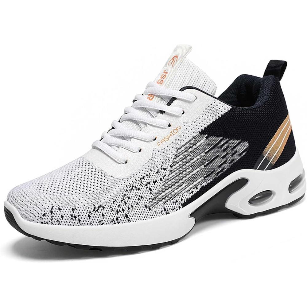 image:imageBasket De Marche Femme Infirmiere Baskets orthopdiques Chaussures de Marche avec Soutien de la vote Plantaire dcontractes en Maille Respirante avec Coussin dair03a02 Noir