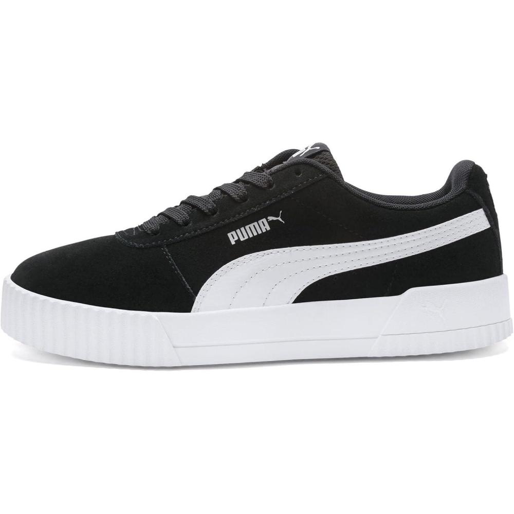 image:imagePUMA Carina Leather Adult Women SneakersPuma Black Puma Black Puma Silver