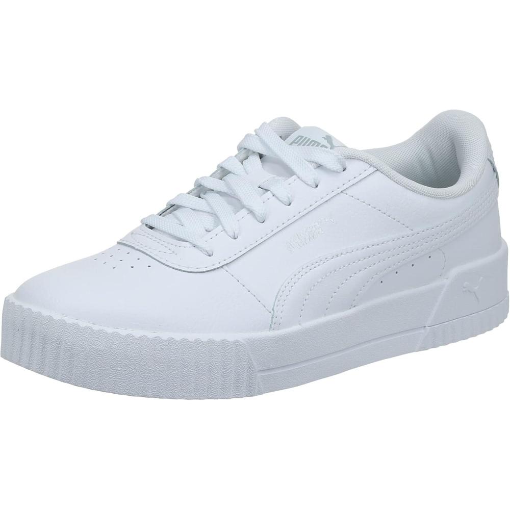 image:imagePUMA Carina Leather Adult Women SneakersPuma White Puma Argent Blanc