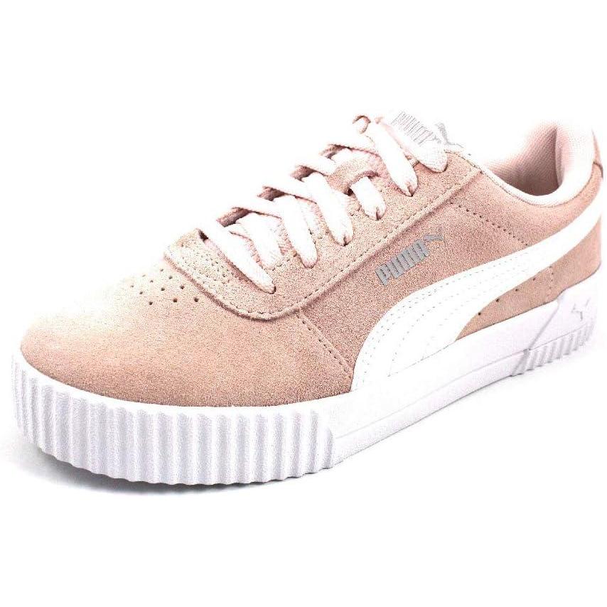 image:imagePUMA Carina Leather Adult Women SneakersRose Pink Rosewater Puma White Puma Silver 12