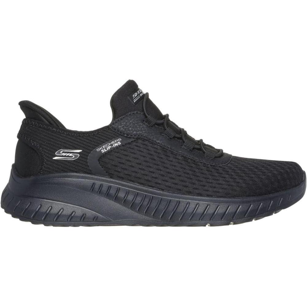 image:imageSkechers Hands Free Slipins Skechers Bobs Squad Chaos in Color BasketFilleMaille Noire