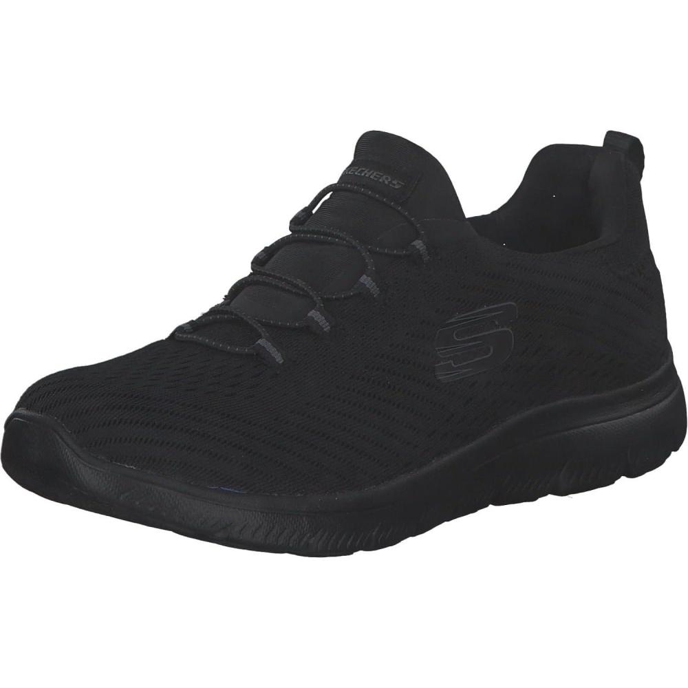 image:imageSkechers Summits Fast Attraction BasketsFilleBlack Mesh Trim