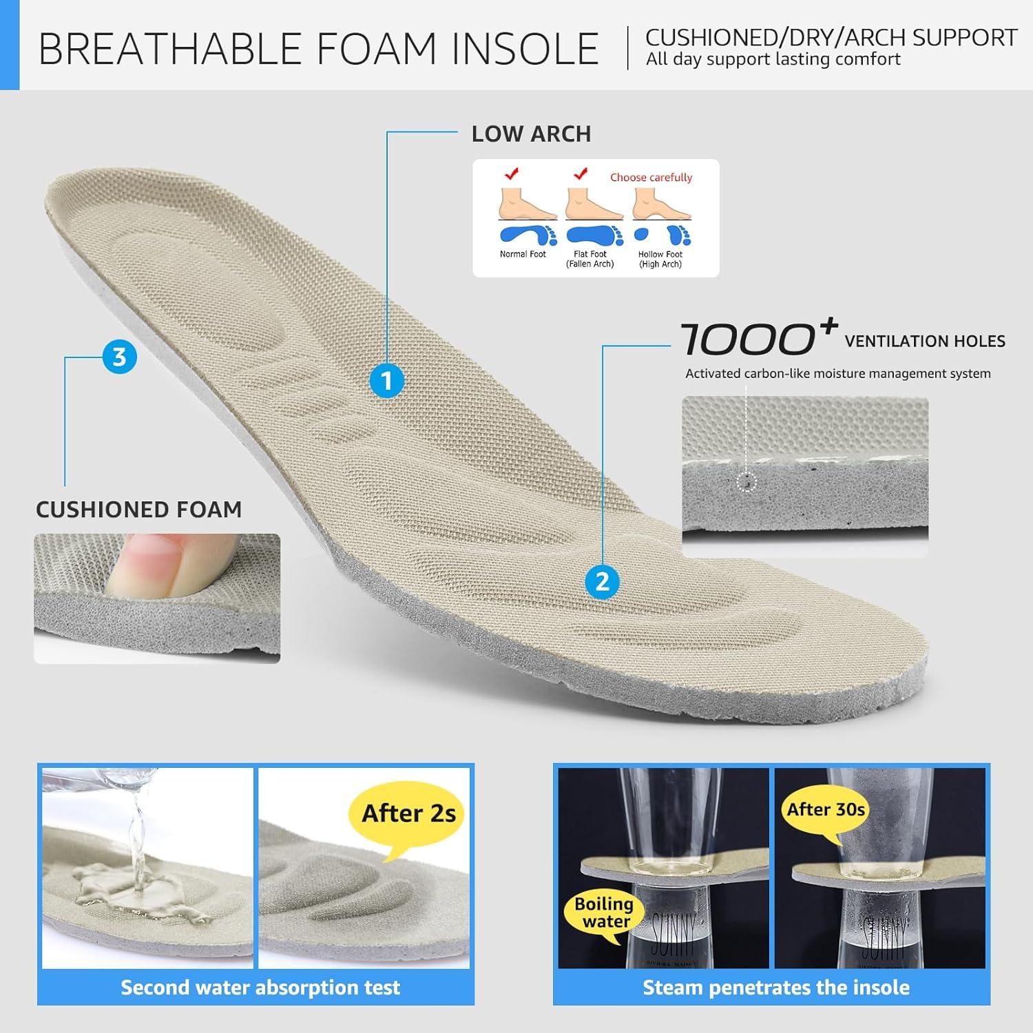 image:imageSTQ Basket Femme Chaussures de Sport sans Lancts Confortable Chic Respirantes Mode de Ville Marche Slip on Fitness Tennis Travail Lgres Enfiler Running Outdoor Gym Jogging Course Basquette SneakersMarron