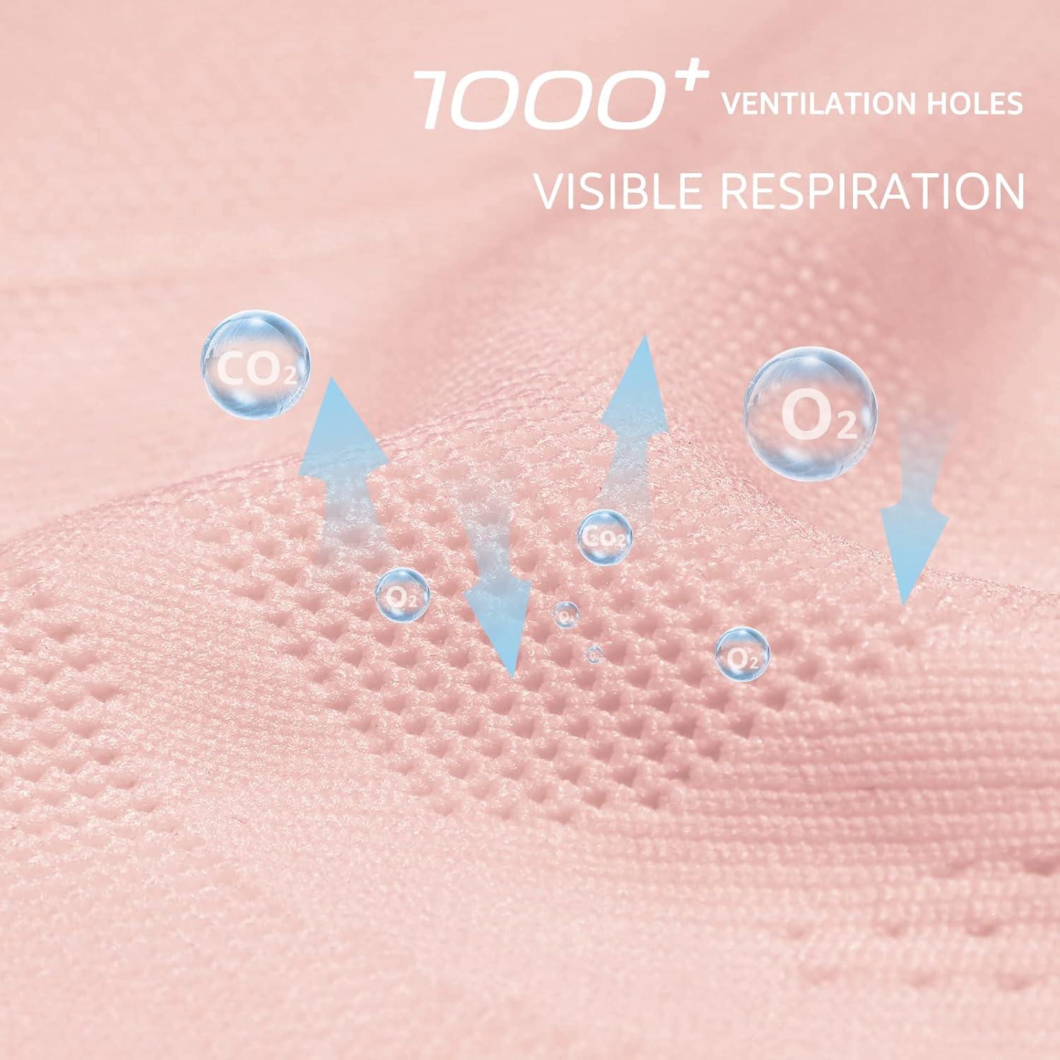 image:imageSTQ Basket Femme Chaussures de Sport sans Lancts Confortable Chic Respirantes Mode de Ville Marche Slip on Fitness Tennis Travail Lgres Enfiler Running Outdoor Gym Jogging Course Basquette SneakersRose