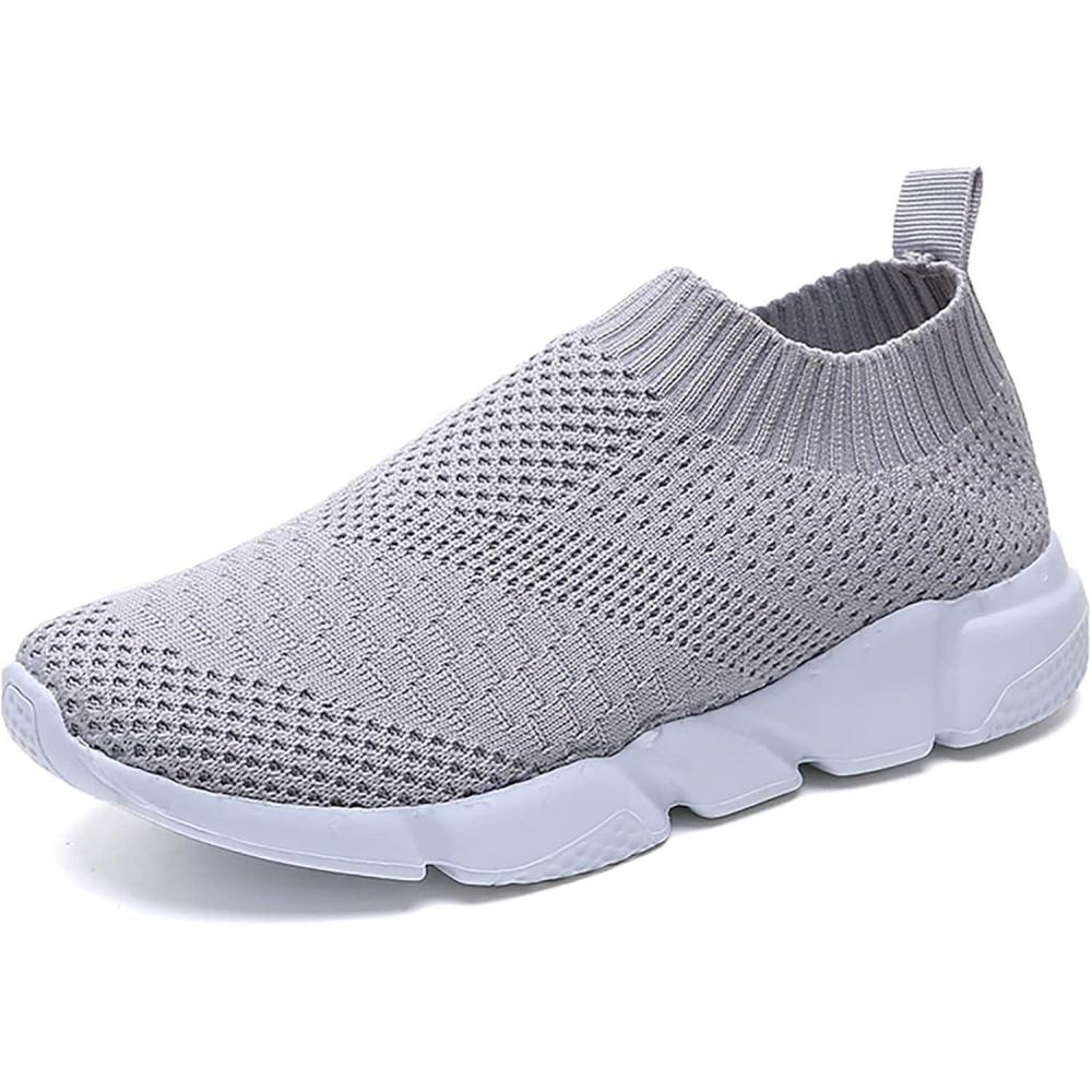 image:imageBasket Femme Mode Respirantes Chaussures de Sport Marche Running Travail Lgres SneakersGris