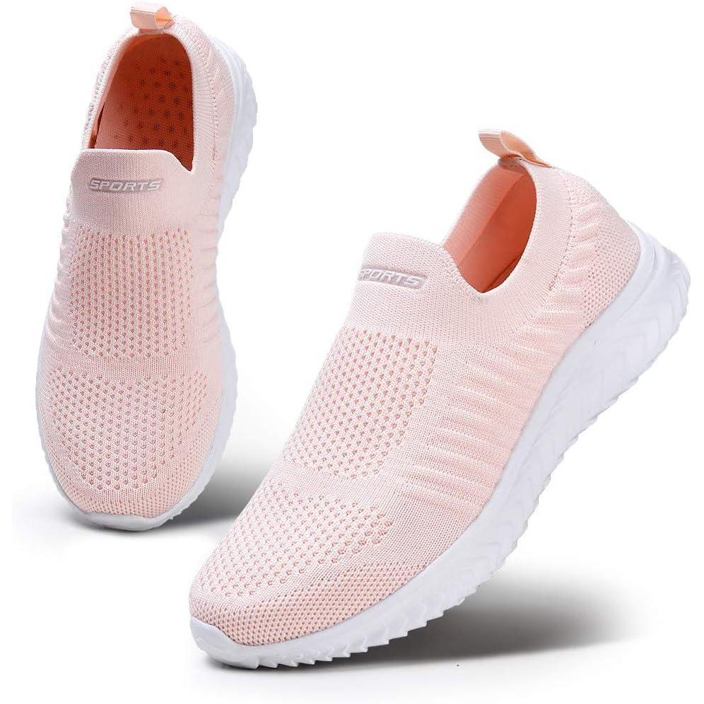 image:imageHKR Basket Femme Respirantes Chaussures de Running Marche Sport Travail Lgres Sneakers 3542EURose