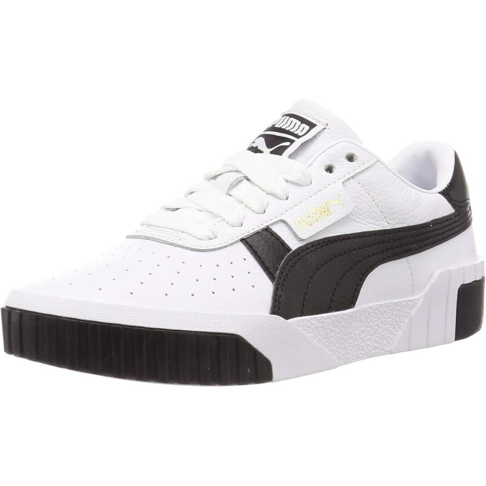 image:imagePUMA Cali Wns Baskets FemmeBlanc Puma White Puma Black Black Stripe
