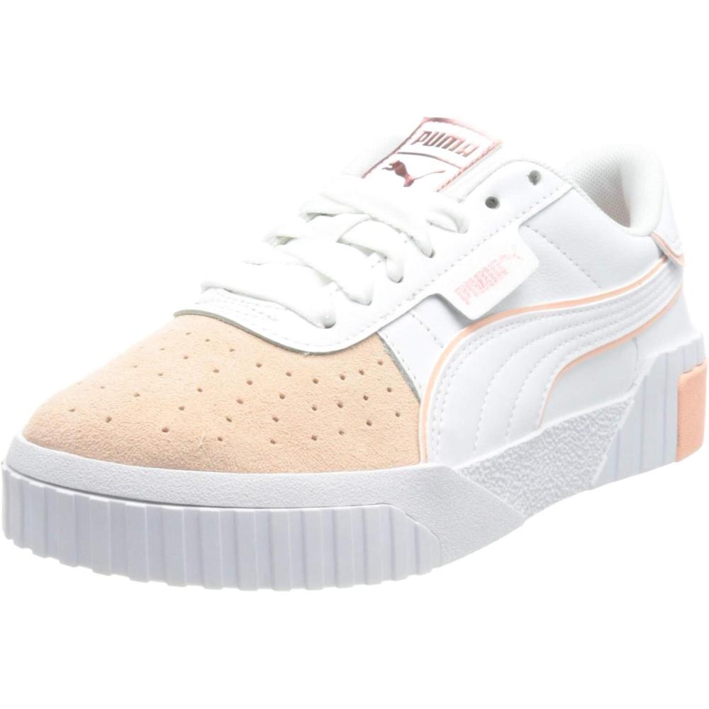 image:imagePUMA Cali Wns Baskets FemmePuma White Apricot Blush Sun Kissed Coral