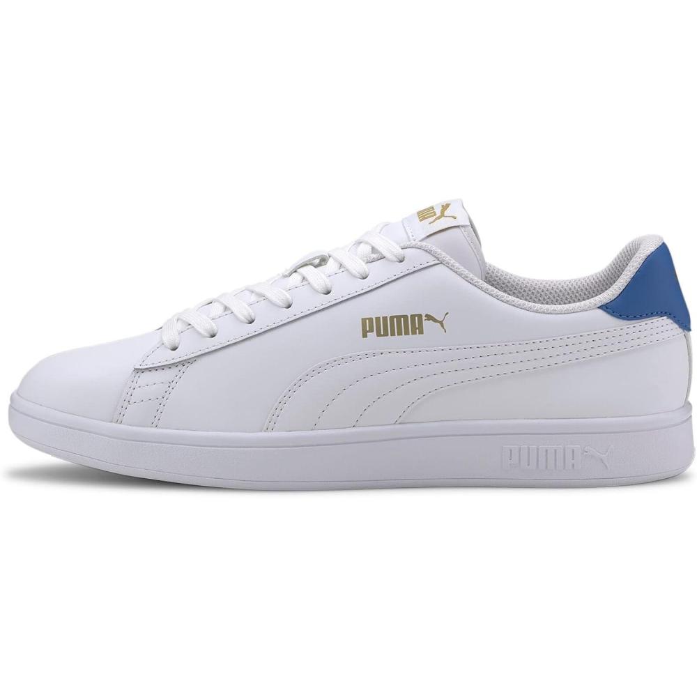 image:imagePuma Smash V2 L BasketsMixteWei White Blue Palace Team Gold