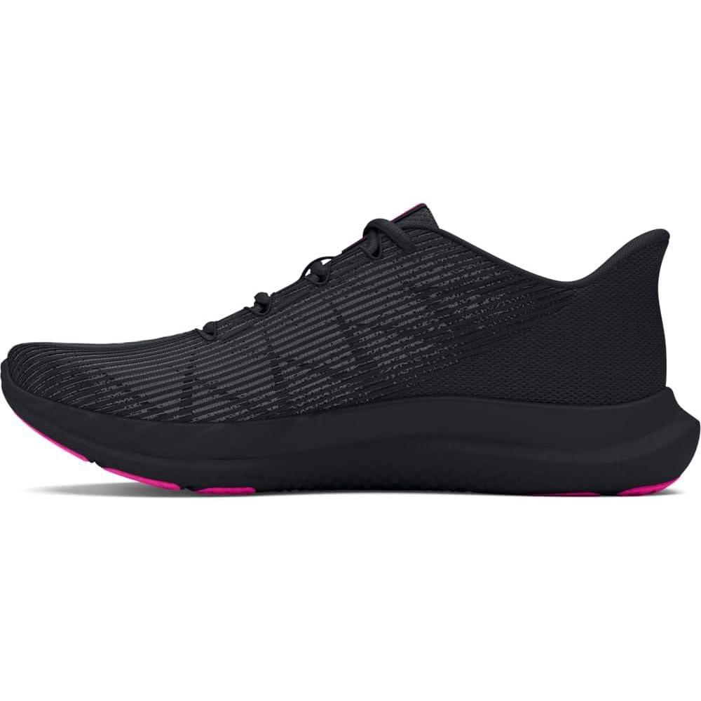 image:imageUnder Armour UA W Charged Speed Swift Chaussures de courseFemmeBlack Black Rebel Pink