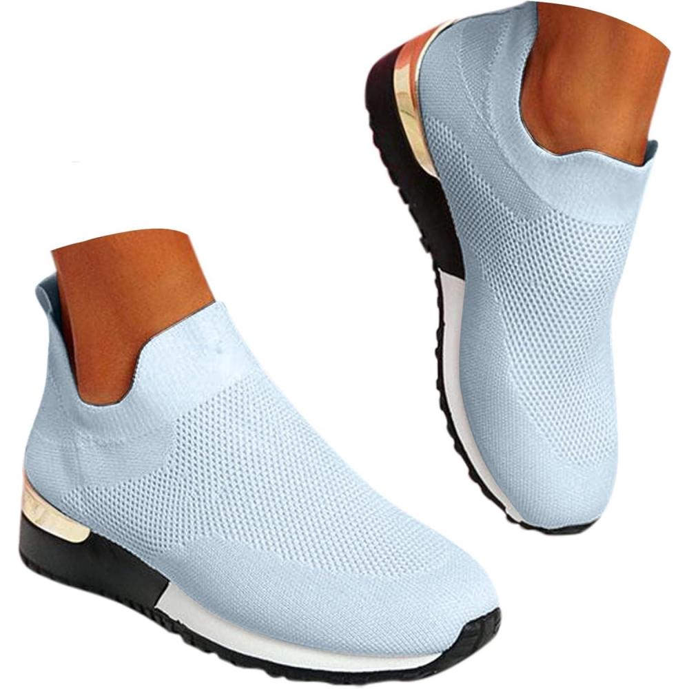 image:imageChaussure De Sport Femme OrthopDiques Pas Cher A La Mode Basket Mode Air Running Course Chaussures Jogging Baskets Ete Respirantes Casual Mesh Respirant Confort Sneakers 2025Grey1