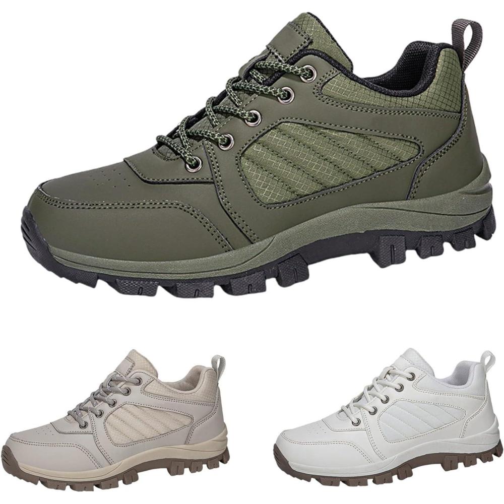 image:imageGenerisch Chaussures de marche Chaussures de randonne pour femme Chaussures de trekking Pieds larges Impermables Chaussures de loisirs Chaussures dt Chaussures de travailVert