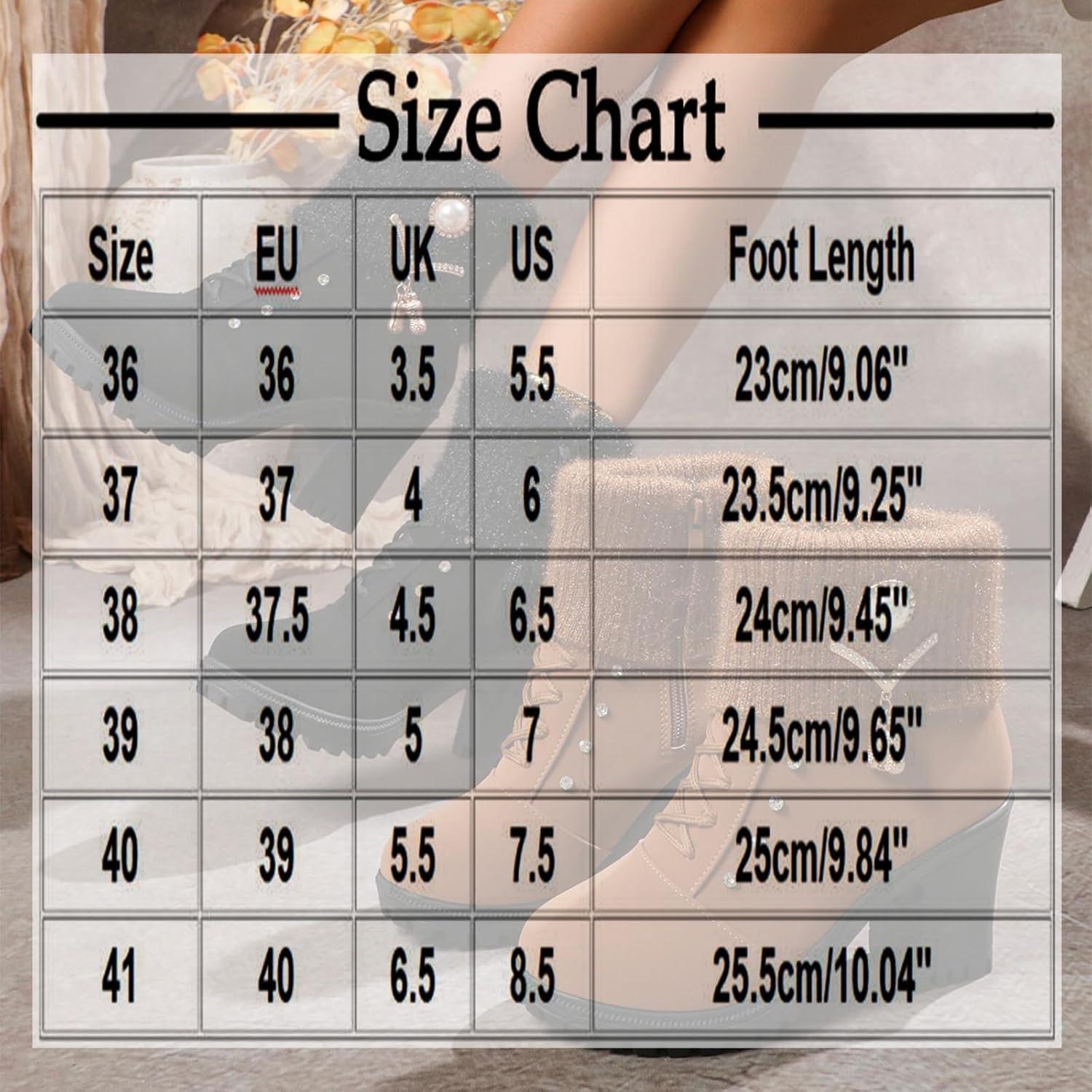 image:imageBottine Femme En Daim Talon lgant Bottines Doublure Polaire Avec Fermeture clair Et Lacets Bottes De Basses Chaud Hiver Confortables Chaussures Bottes Talons pais Boots De LoisirsBrun