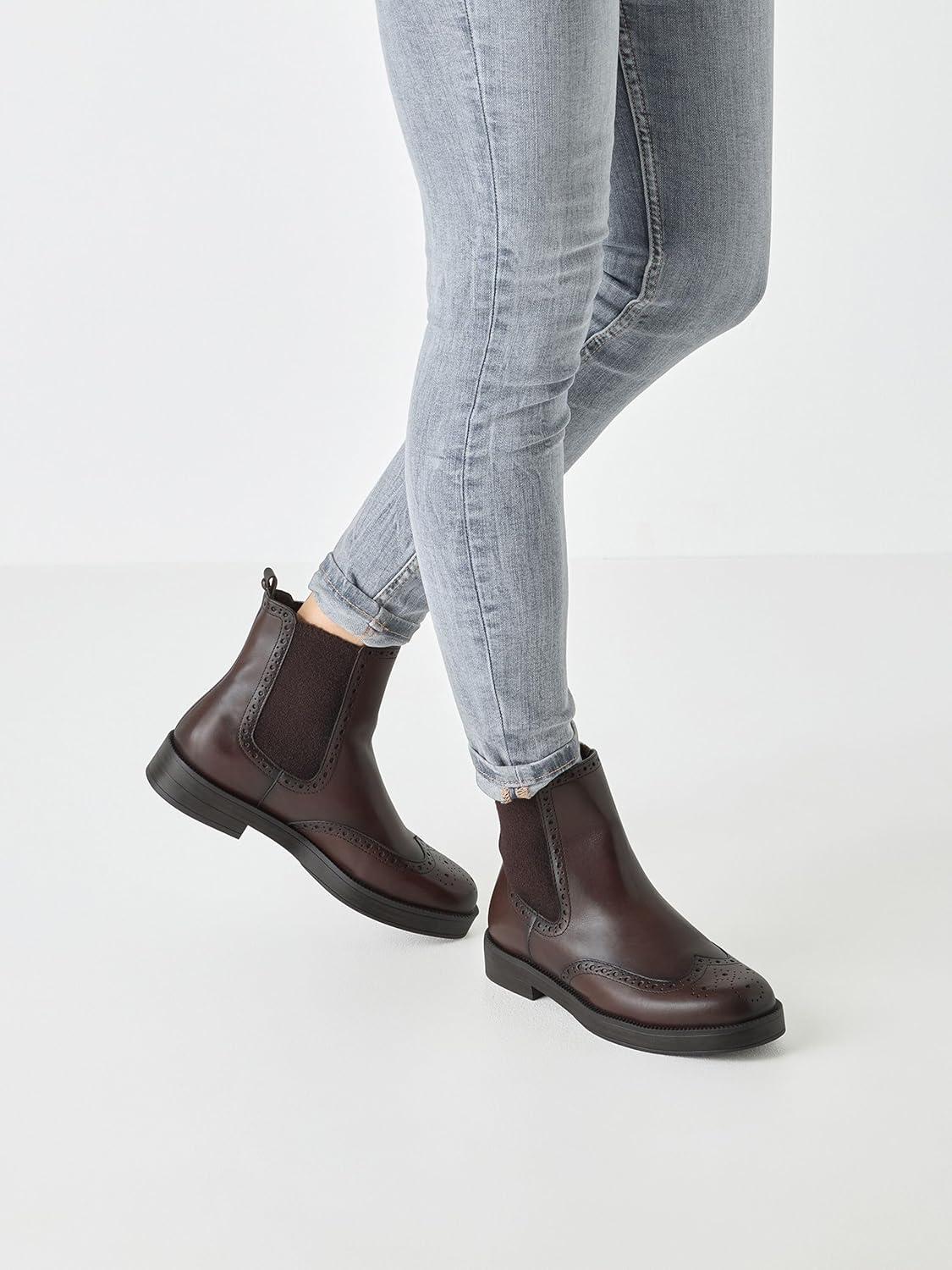 image:imageTamaris Damen Boot Flat 12533845 BottineFemmeAcajou