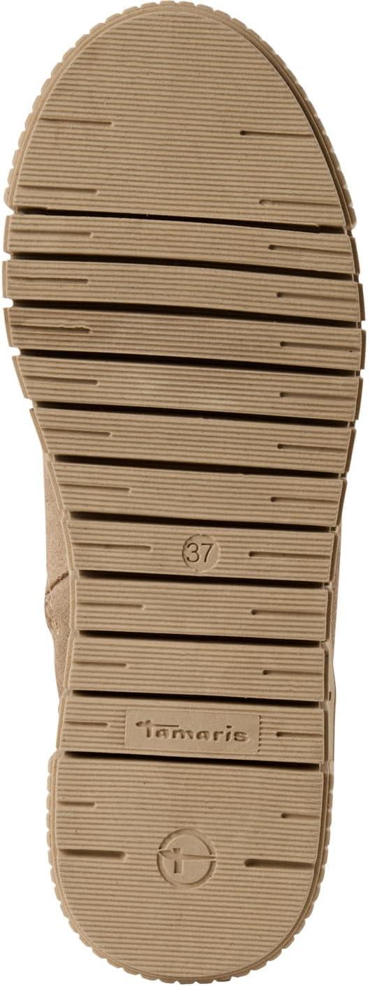 image:imageTamaris Femme Damen Lace Boot Flat 12520545 BottineBeige