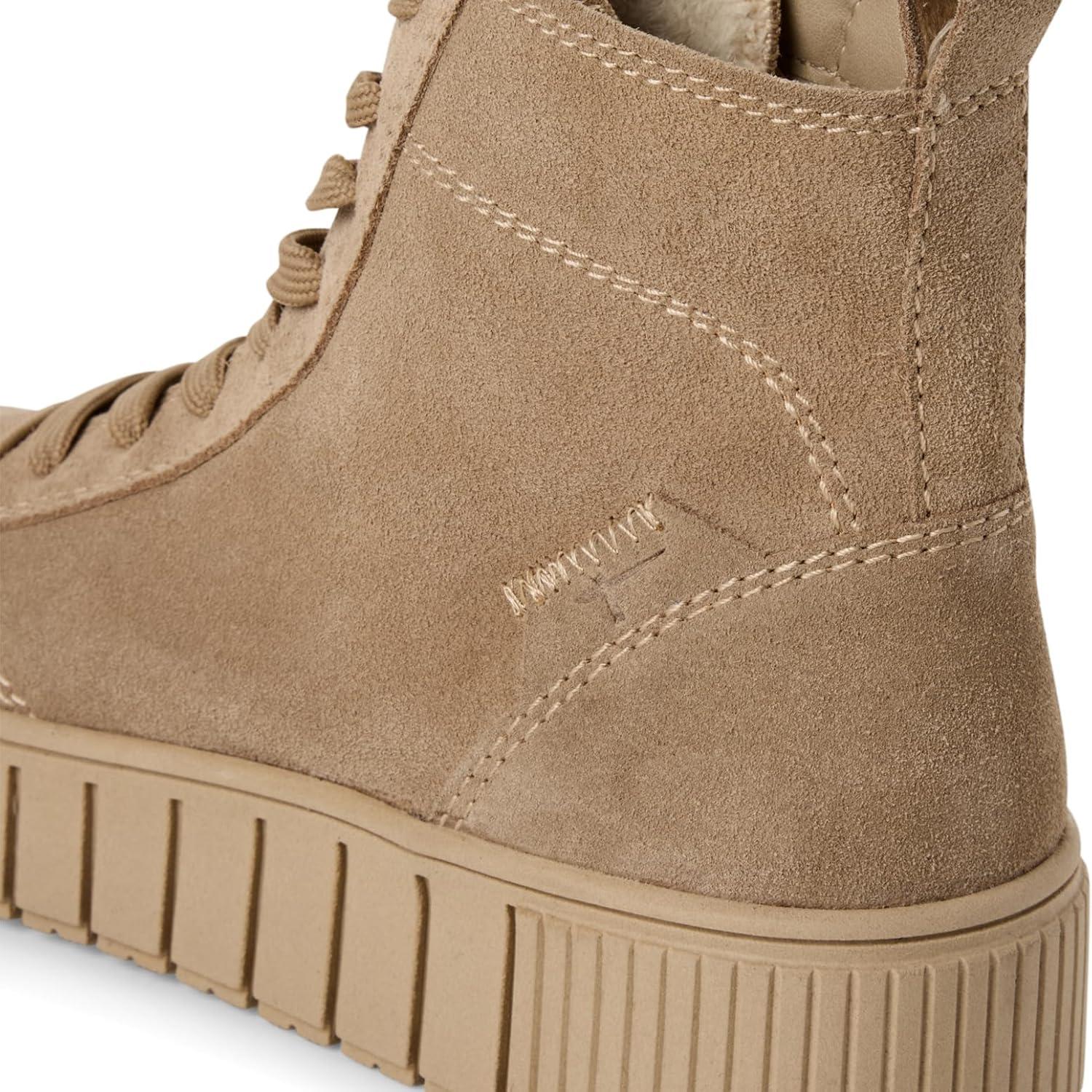 image:imageTamaris Femme Damen Lace Boot Flat 12520545 BottineBeige