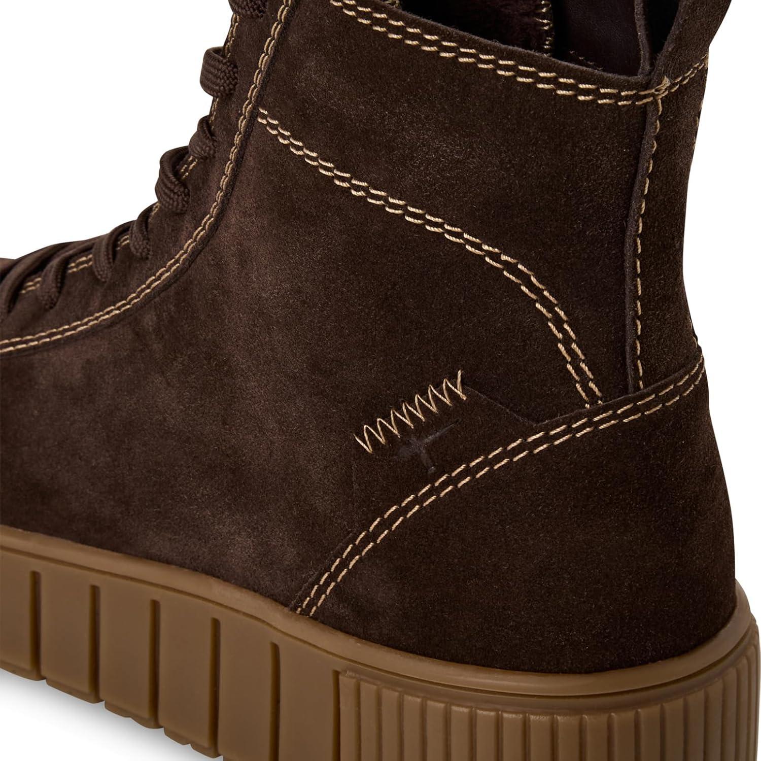 image:imageTamaris Femme Damen Lace Boot Flat 12520545 BottineMoka