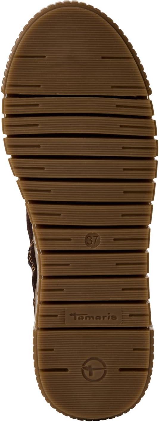 image:imageTamaris Femme Damen Lace Boot Flat 12520545 BottineMoka