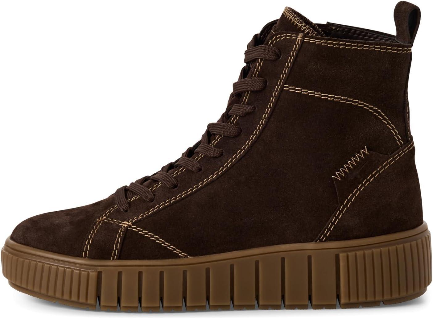 image:imageTamaris Femme Damen Lace Boot Flat 12520545 BottineMoka